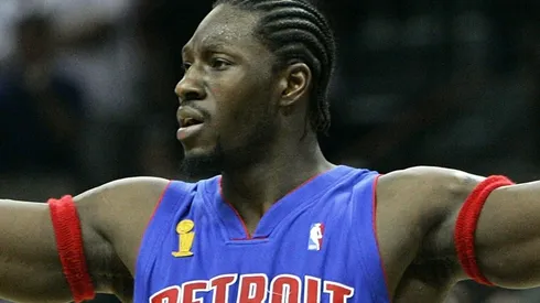 Ben Wallace of the Detroit Pistons