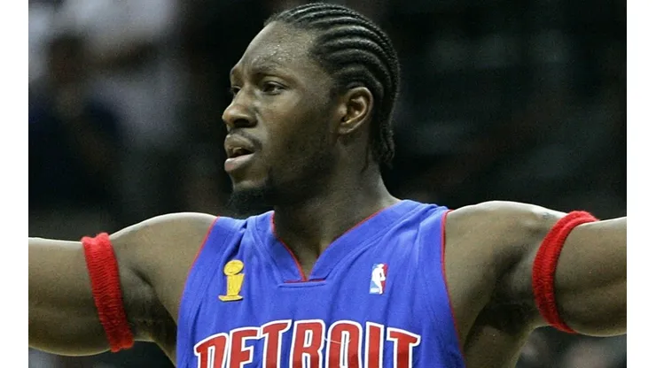 Ben Wallace of the Detroit Pistons