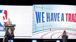 NBA commissioner Adam Silver announces a trade