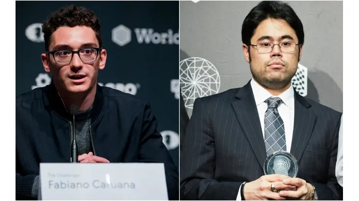 Fabiano Caruana (L) and Hikaru Nakamura (R)