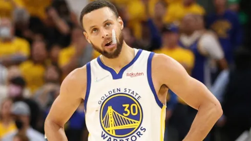 Curry during the 2022 playoffs