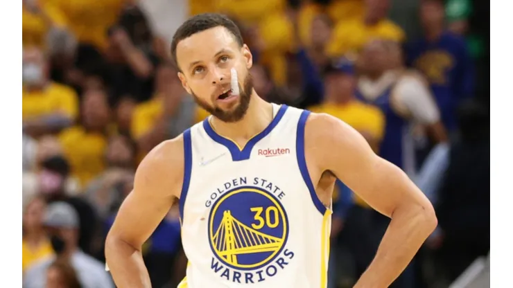 Curry during the 2022 playoffs