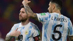 Lionel Messi and Leandro Paredes