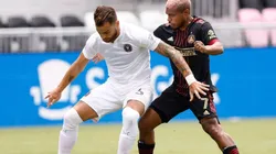 Leandro Gonzalez of Inter Miami CF and Josef Martinez of Atlanta United