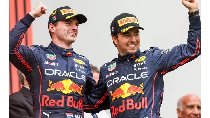 Max Verstappen and Sergio 'Checo' Perez, Red Bull Racing drivers