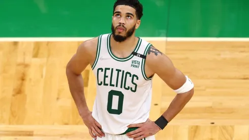 Jayson Tatum during the Celtics' loss to the Warriors in Game 6 of the 2022 NBA Finals.
