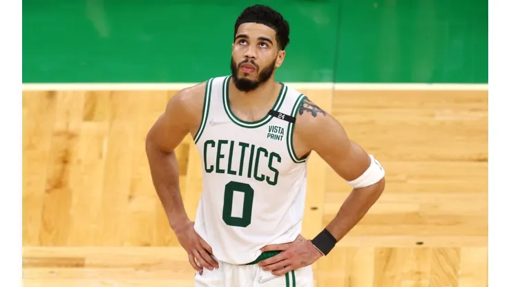Jayson Tatum during the Celtics' loss to the Warriors in Game 6 of the 2022 NBA Finals.