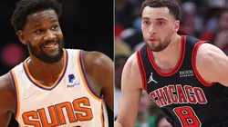 Deandre Ayton (left) & Zach LaVine