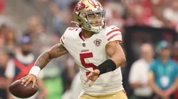 Trey Lance in action during the 2021 NFL season.