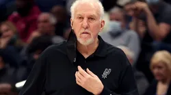 Head coach Gregg Popovich of the San Antonio Spurs