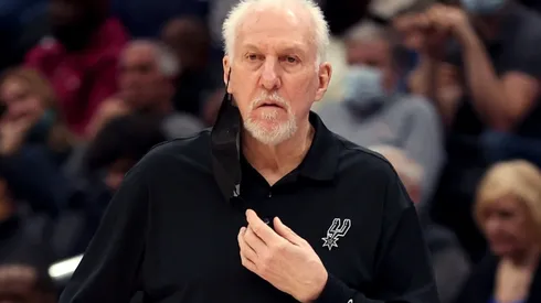 Head coach Gregg Popovich of the San Antonio Spurs