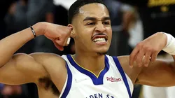 Jordan Poole of the Golden State Warriors