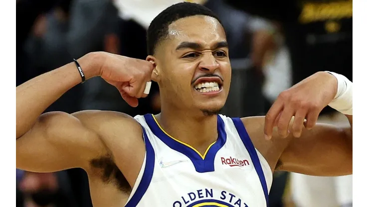 Jordan Poole of the Golden State Warriors
