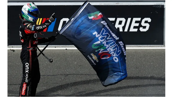 Daniel Suarez, winner in Sonoma County