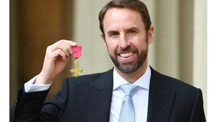 Gareth Southgate at the Investitures at Buckingham Palace in 2019