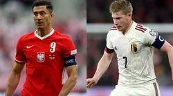 Robert Lewandowski and Kevin De Bruyne
