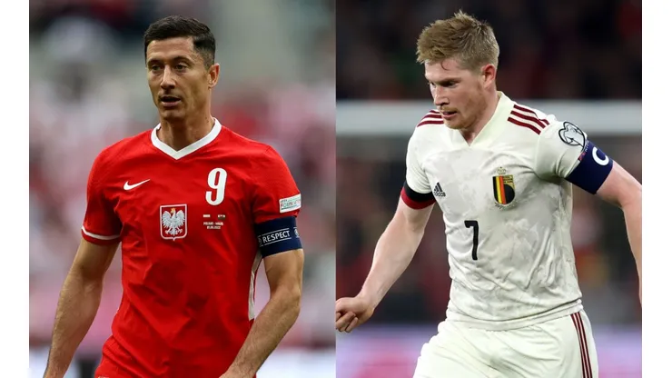 Robert Lewandowski and Kevin De Bruyne