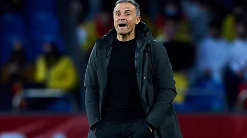 Manager Luis Enrique of Spain