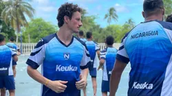 Nicaragua train for the game against Bahamas