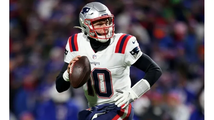 Patriots quarterback Mac Jones.