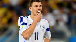 Edin Dzeko of Bosnia and Herzegovina