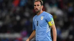Diego Godin of Uruguay