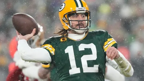 Packers quarterback Aaron Rodgers.