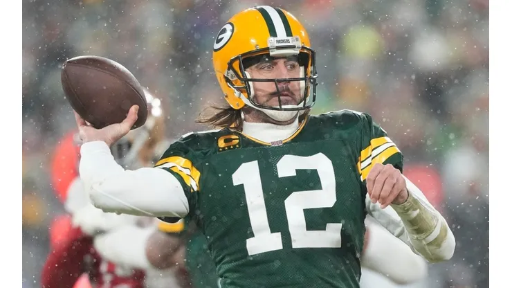 Packers quarterback Aaron Rodgers.
