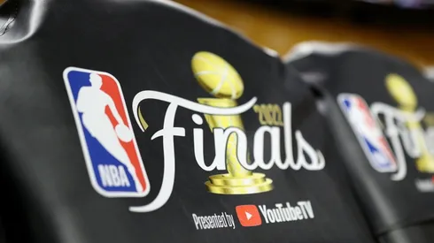 A detail of seats prior to Game One of the 2022 NBA Finals