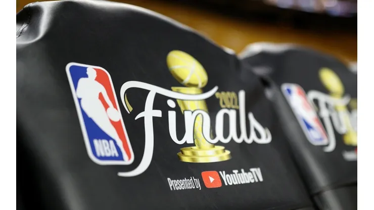 A detail of seats prior to Game One of the 2022 NBA Finals