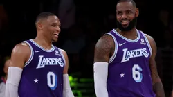 LeBron James and Russell Westbrook