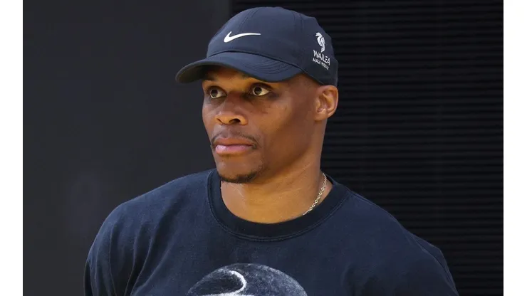 Russell Westbrook attended Darvin Ham's introductory press conference as the Lakers' new head coach.