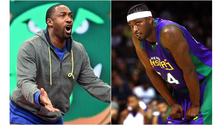 Gilbert Arenas (left) & Kwame Brown