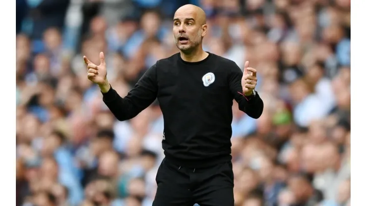 Man City coach Pep Guardiola.