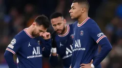 Lionel Messi, Neymar, and Kylian Mbappe of PSG
