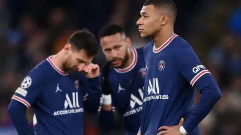 Lionel Messi, Neymar, and Kylian Mbappe of PSG