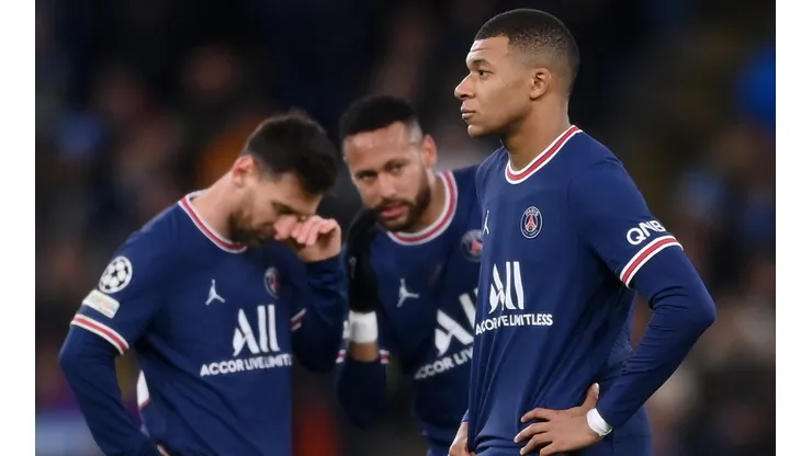 Lionel Messi, Neymar, and Kylian Mbappe of PSG