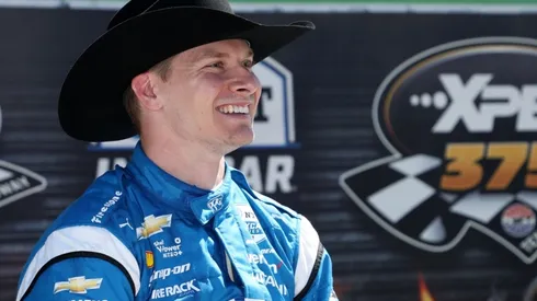 Josef Newgarden, the poleman in Detroit