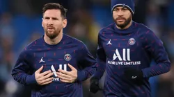 Lionel Messi and Neymar of PSG