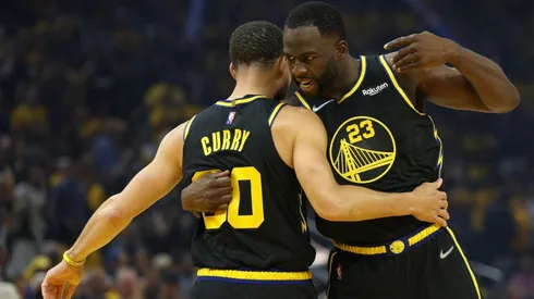 Draymond Green and Stephen Curry