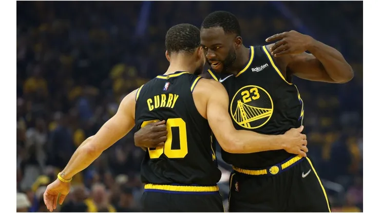 Draymond Green and Stephen Curry