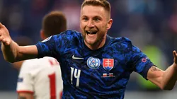 Milan Skriniar of Slovakia