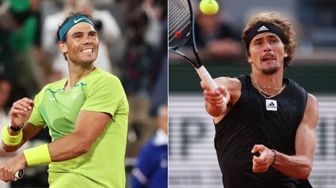 Rafael Nadal and Alexander Zverev