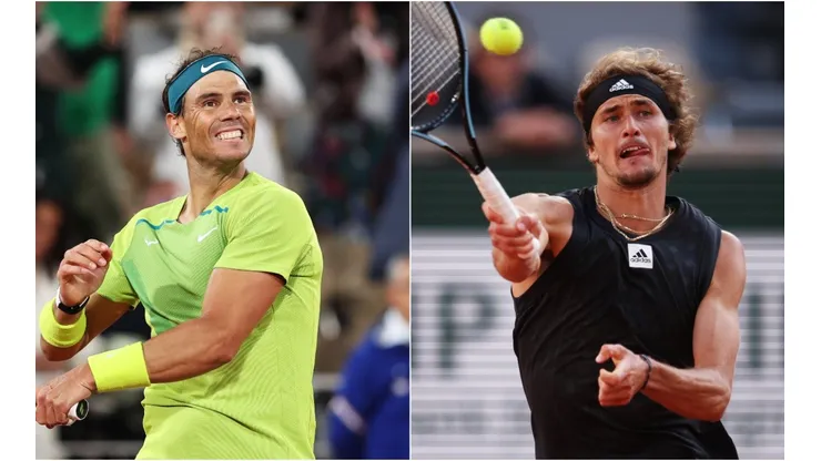 Rafael Nadal and Alexander Zverev