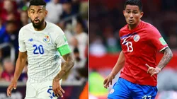 Anibal Godoy of Panama (left) and Gerson Torres of Costa Rica.