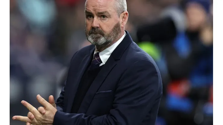 Manager Steve Clarke of Scotland