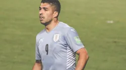 Luis Suarez with Uruguay