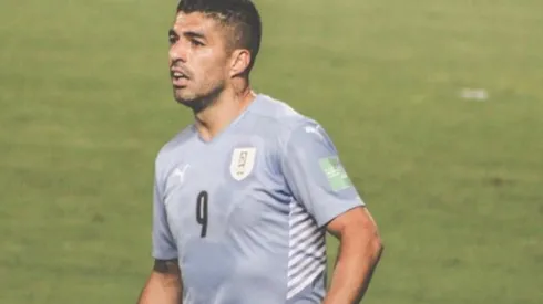 Luis Suarez with Uruguay