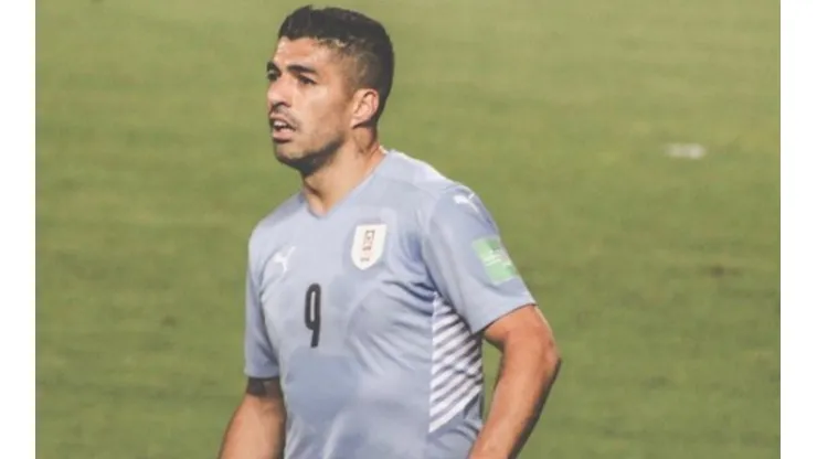 Luis Suarez with Uruguay