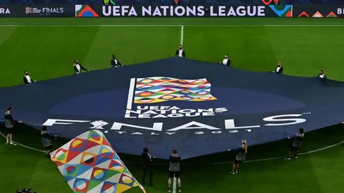 The opening ceremony prior to the UEFA Nations League 2021 Final